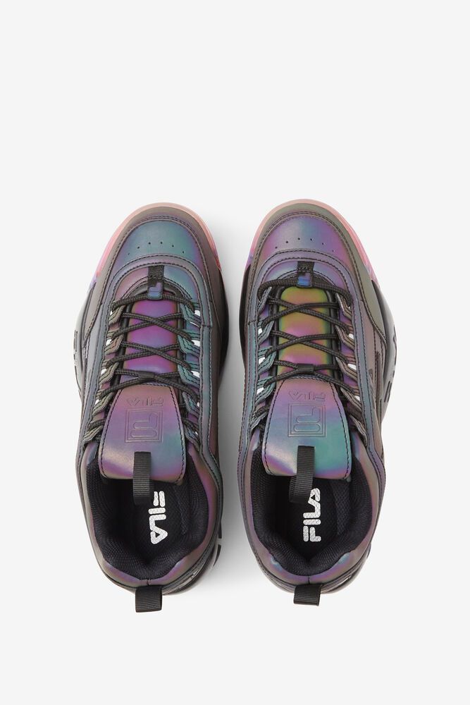 Fila disruptor 2 black on sale pink